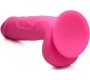 Xr - Pop Peckers REĀLISTS DILDO AR sēkliniekiem 21 CM ROZĀ