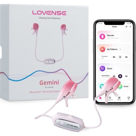 Lovense ВИБРАЦИОННЫЕ ЗАЖИМЫ GEMINI