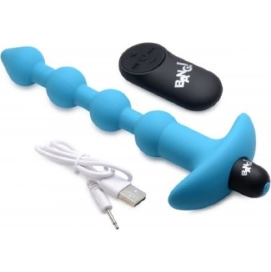 Xr - Bang! USB VIBRATING ANAL STRIP WITH BLUE CONTROL