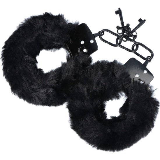 Pick&Love Nº 81 FURRY Cuffs BLACK