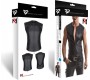 Demoniq MOTTAVIANO WETLOOK SLEEVELESS T-SHIRT BLACK M