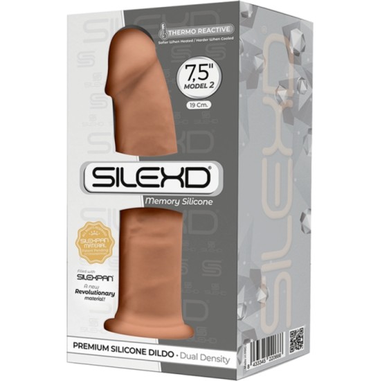 Silexd SILIKONA DILDO MODELIS 2 7'5 CARAMEL"