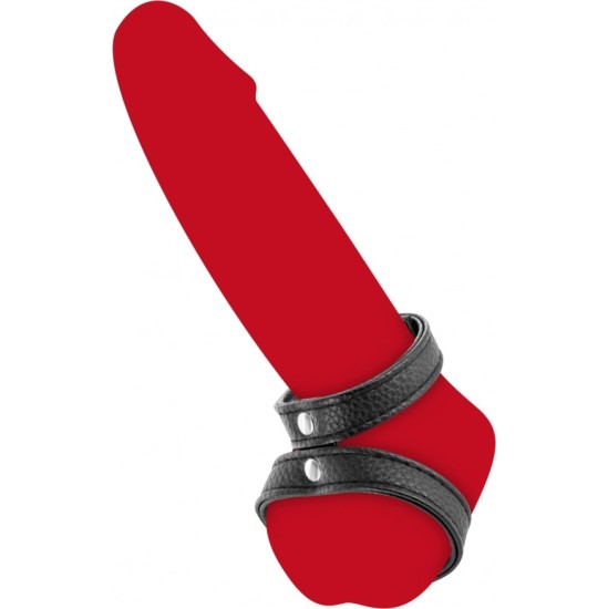 Fetish Tentation PENIS-TESTES RING WITH CLASPS