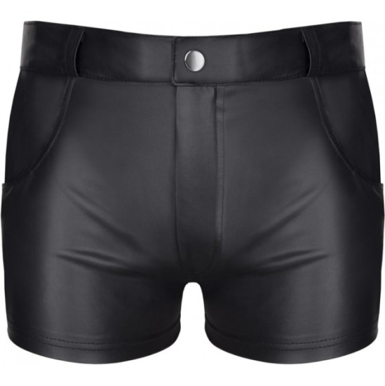 Demoniq FEDERICO WETLOOK SHORTS BLACK XL