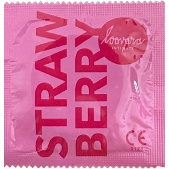 Loovara STRAWBERRY CONDOMS 53 MM 12 UNITS