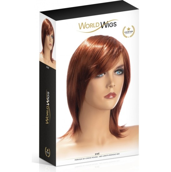 World Wigs ZOE WIG VIDĒJIEM MATI REDMATIŅA