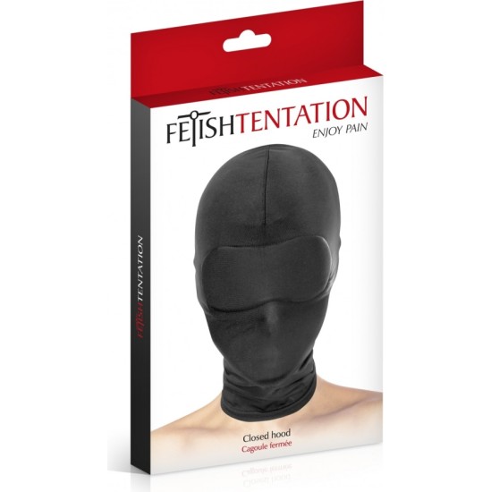 Fetish Tentation SPANDEX MASK ILMA MUSTA AVATA