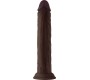 Shaft MODEL J 9.5 LIQUID SILICONE DONG - MAHOGANY