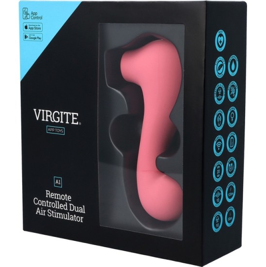 Virgite - App Toys A1 REMOTE CONTROLLED DUAL AIR STIMULATOR