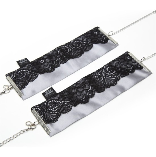 Fifty Shades Of Grey FIFTY SHADES PLAY NICE SATIN & LACE WRIST CUFFS