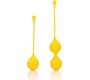 Loveline YELLOW SILICONE CHINESE KEGEL BALLS TRAINING SET