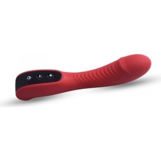 Toyz4Lovers RED RECHARGEABLE G-SPOT SILICONE VIBRATOR