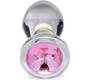 Xr - Booty Sparks CRYSTAL PLUG WITH PINK STONE M