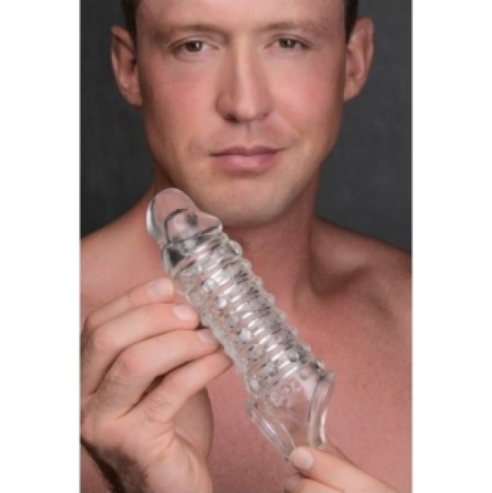 Xr- Size Matters SHEATH FOR EXTENDED 3.8 CM CLEAR PENIS