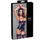 Cottelli Bondage Basque black/red M