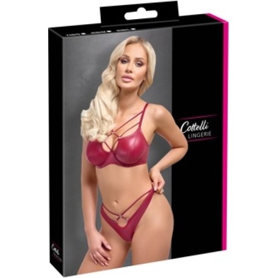 Cottelli Lingerie Krūštura komplekts sarkans 75B/S