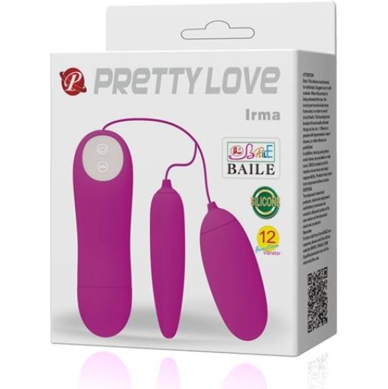 Prettylove Pretty Love Vibrating Egg Irma Purple