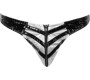 Black Level Vinyl Thong Men 2XL