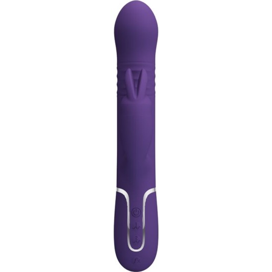 Pretty Love Flirtation PRETTY LOVE — COALE Rabbit VIBRATOR 4 IN 1 PURPLE