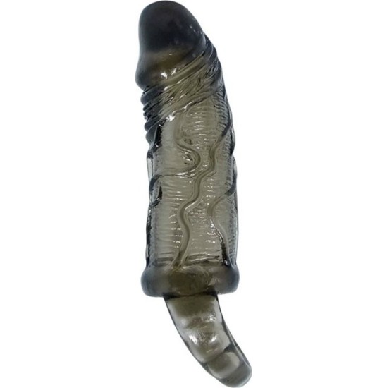 Baile For Him BAILE - PENIS EXTENSION SHEATH WITH STRAP FOR TESTICLES 11.5 CM