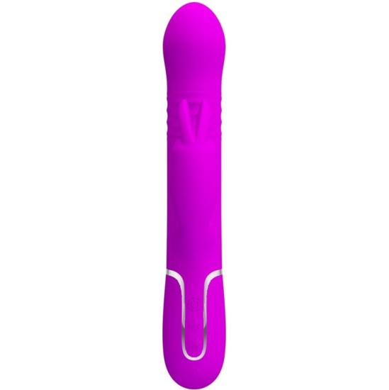 Prettylove Coale Thrusting un Rotating Rabbit Vibrator USB