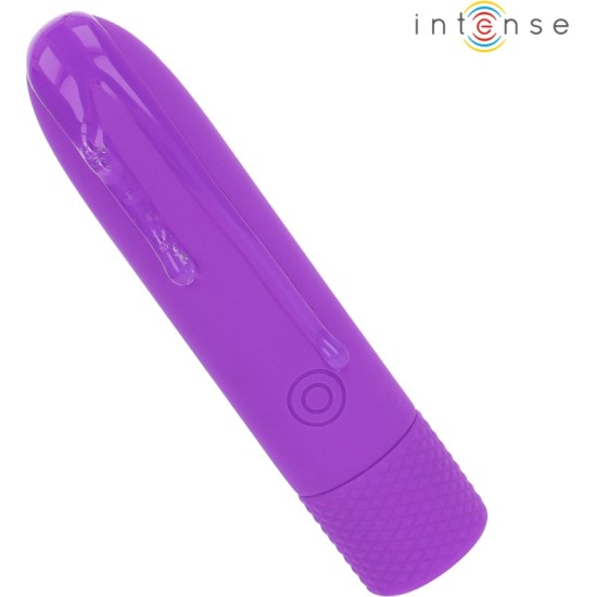 Intense Fun INTENSE — SYMONE USB UZLĀDĒJAMS VIBRĒJOŠS BULLET 8 VIBRATIONS PURPLE 10 x 2,2 CM