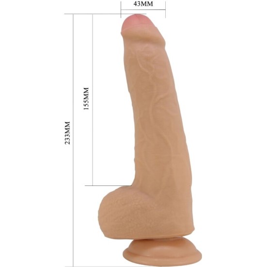 Pretty Love DRACO REALISTIC DILDO 23 CM MĪSTA