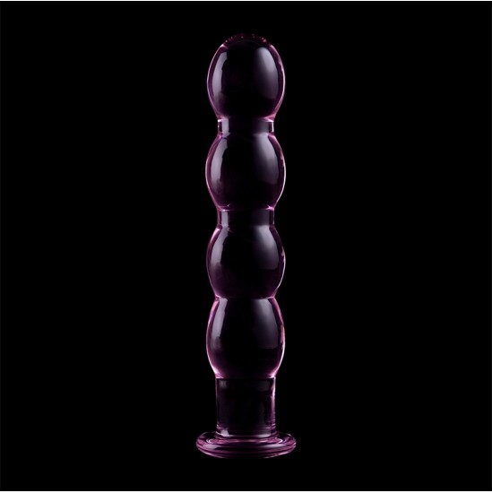 Nebula Series By Ibiza MODEL 10 DILDO BOROSILICATE GLASS 16.5 X 3.5 CM PINK