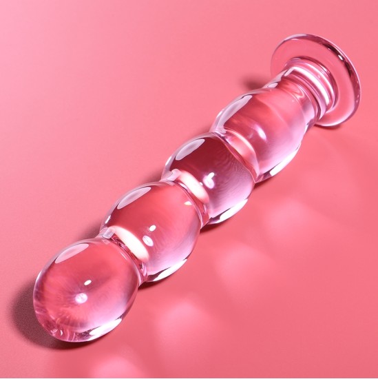 Nebula Series By Ibiza MODEL 10 DILDO BOROSILICATE GLASS 16.5 X 3.5 CM PINK