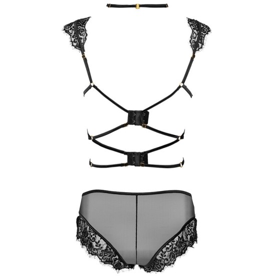 Livco Corsetti Sets LIVCO CORSETTI FASHION — PALMENOM LC 90614 BRA + BIKŠĶĪTES BLACK