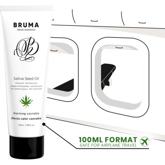 Bruma SATIVA SEEMNEÕLI LIIDUV GEEL SOOJENDAV KANEPIMAitse 100 ML