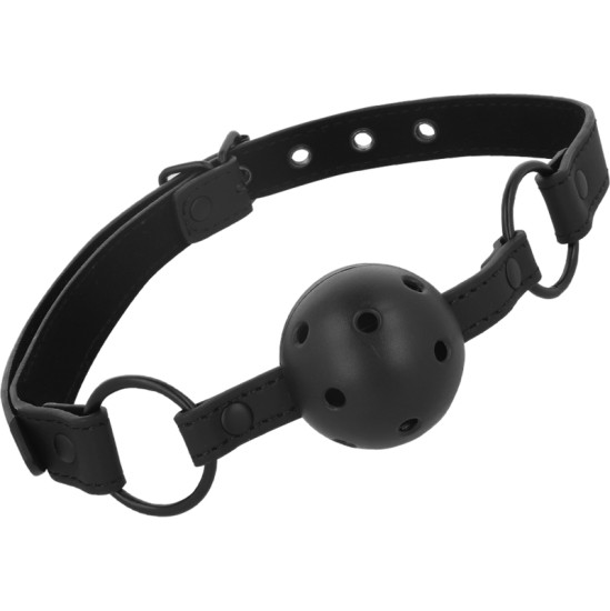 Intense Fetish VEGAN ĀDAS BALL GAG