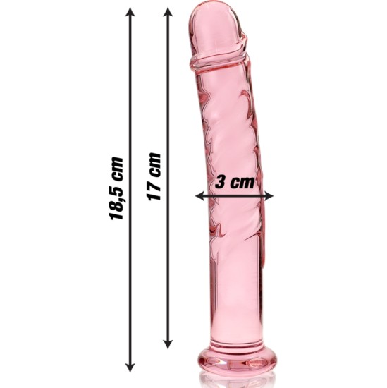 Nebula Series By Ibiza MUDEL 16 DILDO BOROSILIKAATKLAAS 18,5 X 3 CM ROOSA