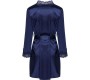 Livco Corsetti Sets LIVCO CORSETTI FASHION - JACQUELINE LC 90249 DRESSING GOWN + SHIRT + PANTY NAVY BLUE S/M