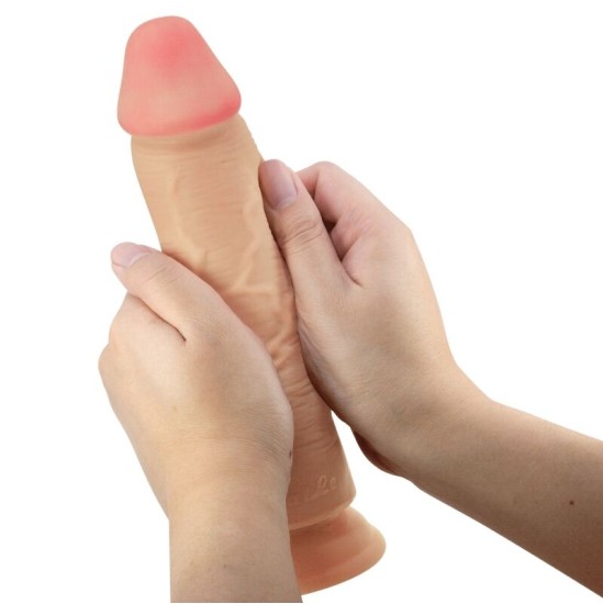 Pretty Love High Grade PRETTY LOVE — BĪDĀMĀS ĀDAS SĒRIJA REĀLISTS DILDO AR BĪDĀMĀM ĀDAS SŪCĒŠANAS GĀZES MĪSU 23,4 CM