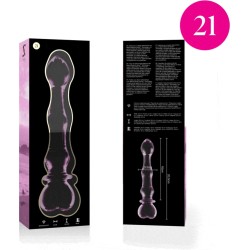 Nebula Series By Ibiza MUDEL 21 DILDO BOROSILIKAATKLAASI 20,5 X 3,5 CM ROOSA