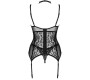 Livco Corsetti Sets LIVCO CORSETTI FASHION - GIELLANDRA FOR THE SENSES COLLECTION CORSET + PANTY BLACK