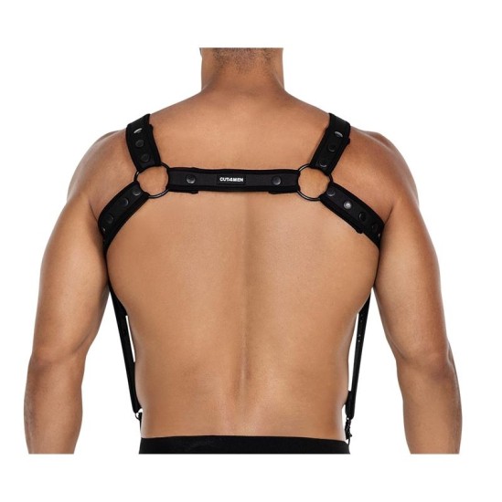 Cut4Men H4RNESS05 Chest Harness Neon Black One Size