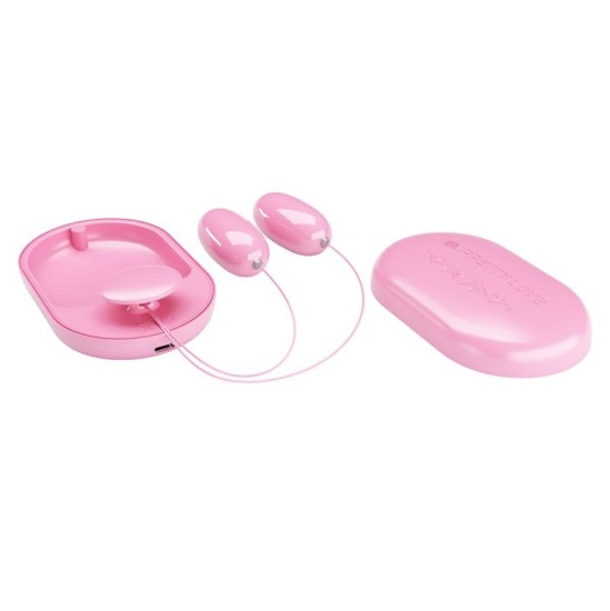 Prettylove Fun Box vibrācijas lodes ar Remote Pink USB