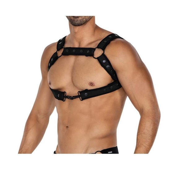 Cut4Men H4RNESS05 Chest Harness Neon Black One Size