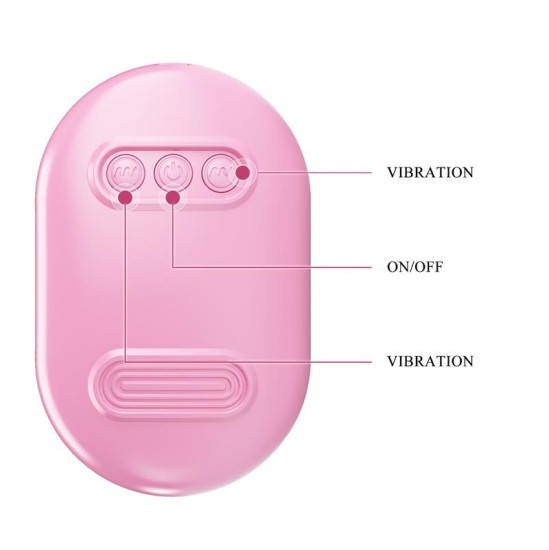 Prettylove Fun Box vibrācijas lodes ar Remote Pink USB