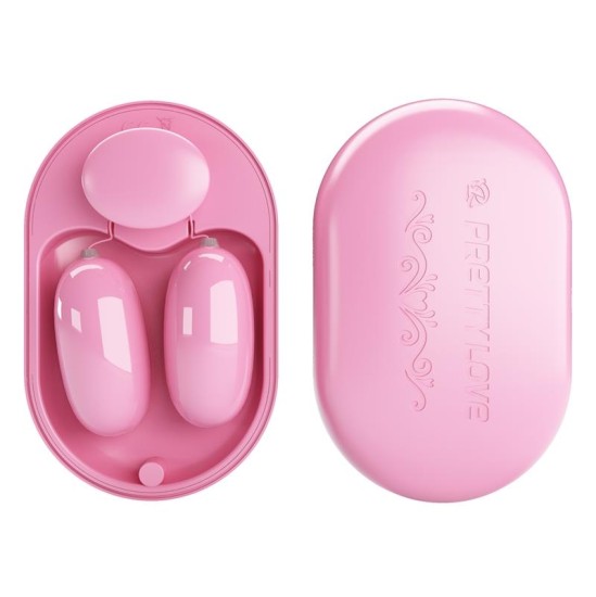 Prettylove Fun Box vibrācijas lodes ar Remote Pink USB