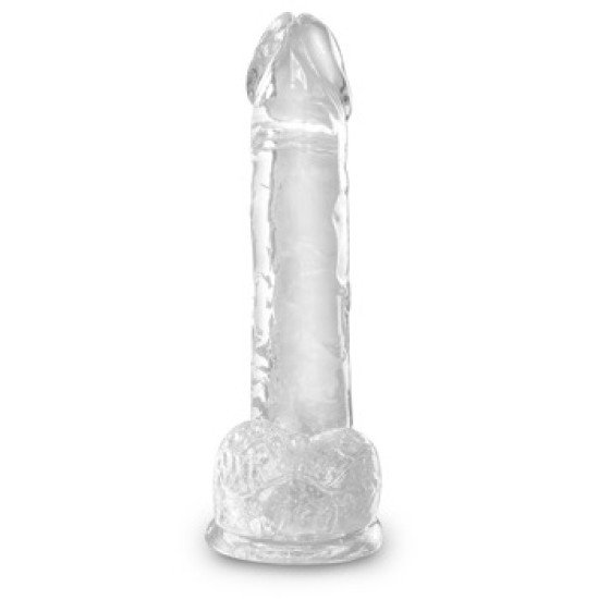 King Cock Clear KCC 7 Cock with Balls