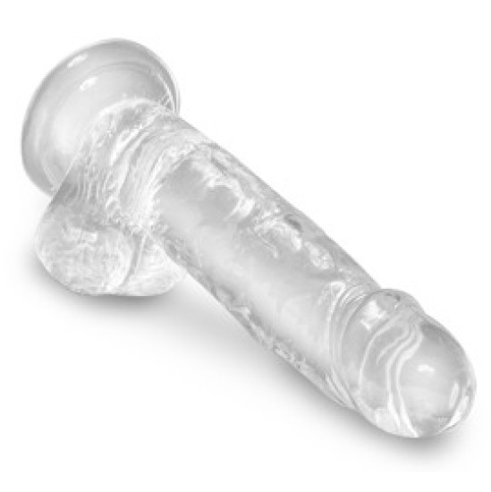 King Cock Clear KCC 7 Cock with Balls