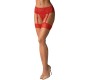 Obsessive 838-STO-3 STOCKINGS RED L/XL