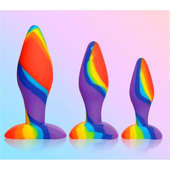 Xr - Simply Sweet RAINBOW SILICONE PLUG SET