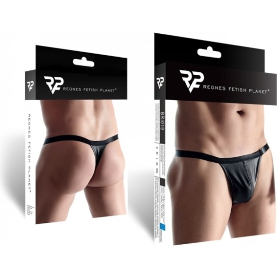 Demoniq TANGA CON APERTURA NEGRO XL