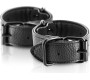 Fetish Tentation ADJUSTABLE BLACK HANDCUFFS WITH BUCKLE