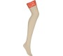 Obsessive 838-STO-3 STOCKINGS RED L/XL