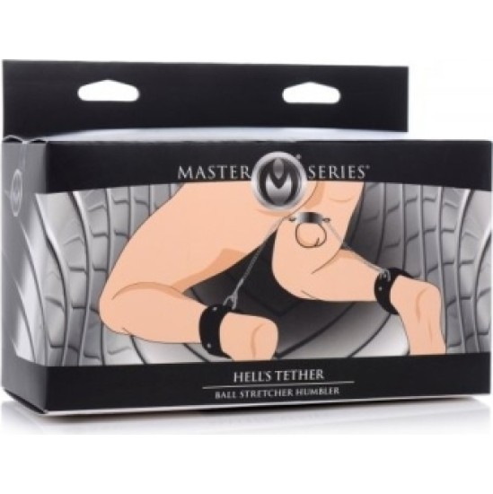 Xr - Masterseries ANKLE CUFFS W/ TESTICLES STRANGULATOR RING